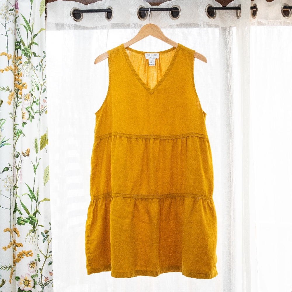 Rachel Zoe Womens Linen Dress